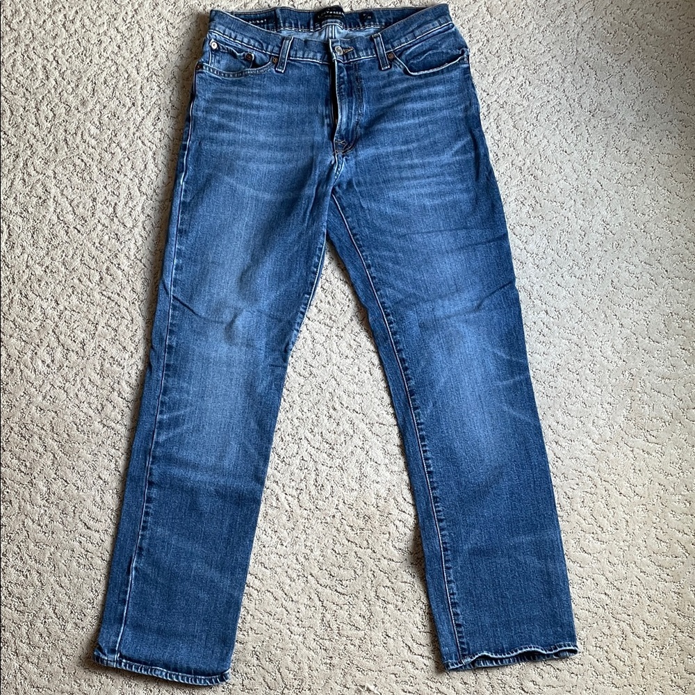 Lucky Brand 363 Straight Classic Blue Denim Jeans